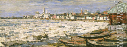 Petrovichev Pyotr Ivanovich - Ice drifting on the Volga near Yaroslavl