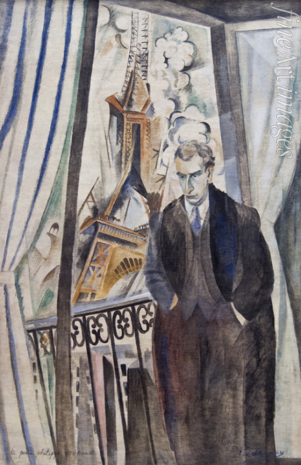 Delaunay Robert - Porträt von Dichter Philippe Soupault (1897-1990)