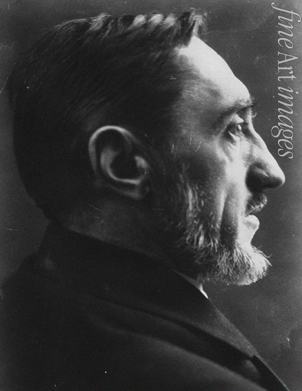 Schumow Pjotr Iwanowitsch - Porträt von Schriftsteller Iwan Sergejewitsch Schmeljow (1873-1950)
