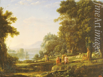 Lorrain Claude - Landschaft mit Apollon und Marsyas