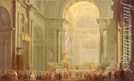 Pannini (Panini) Giovanni Paolo - Interieur des Petersdoms in Rom