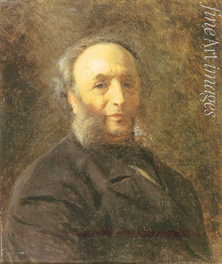 Makowski Konstantin Jegorowitsch - Porträt des Malers Iwan Aiwasowski (1817-1900)