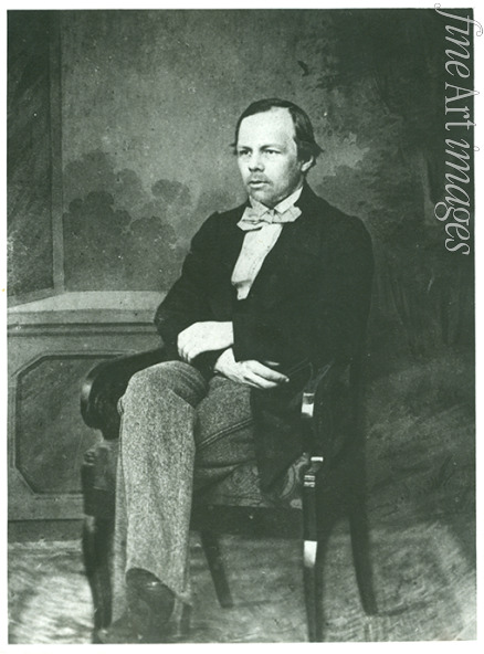 Unbekannter Fotograf - Porträt von Schriftsteller Fjodor Michajlowitsch Dostojewski (1821-1881)