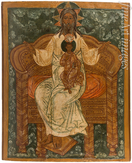 Russian icon - The Holy Trinity