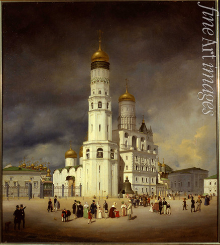 Gaertner Johann Philipp Eduard - Ivanovskaya Square in the Moscow Kremlin