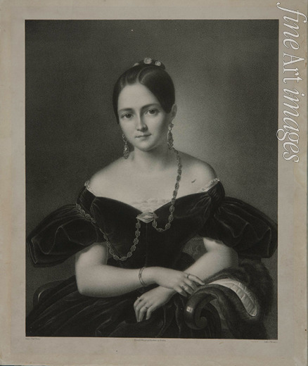 Anonymous - Portrait of Alexandra Smirnova-Rosset (1809-1882)