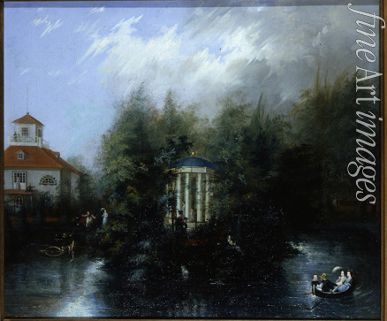Murzin Semyon Akimovich - Pond in the Estate Garden