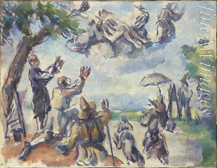 Cézanne Paul - Apotheose von Delacroix