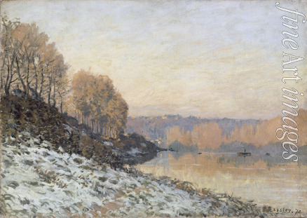 Sisley Alfred - The Seine in Bougival in Winter