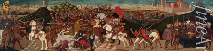 Apollonio di Giovanni di Tommaso - Die Schlacht von Pharsalos