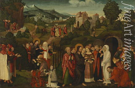 South German master - The Resurrection of Lazarus