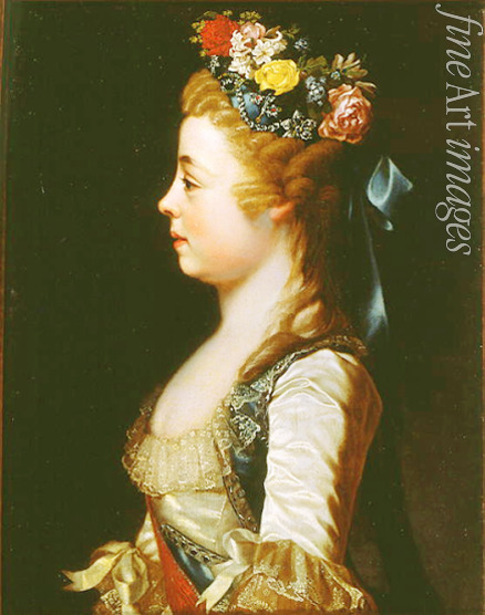 Levitsky Dmitri Grigorievich - Portrait of Grand Duchess Alexandra Pavlovna (1783-1801) as child