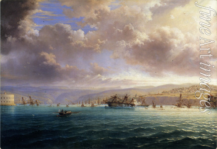 Krasowski Nikolai Pawlowitsch - Die Selbstversenkung der Schwarzmeerflotte in der Bucht von Sewastopol 1856