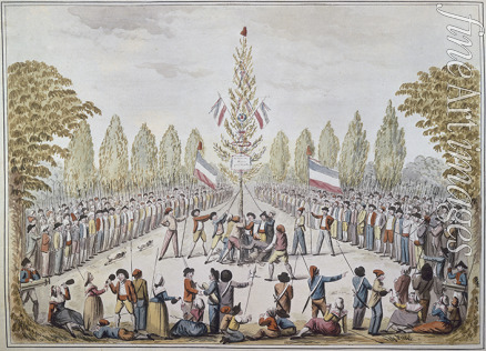 Béricourt Etienne - The Planting of a Liberty pole