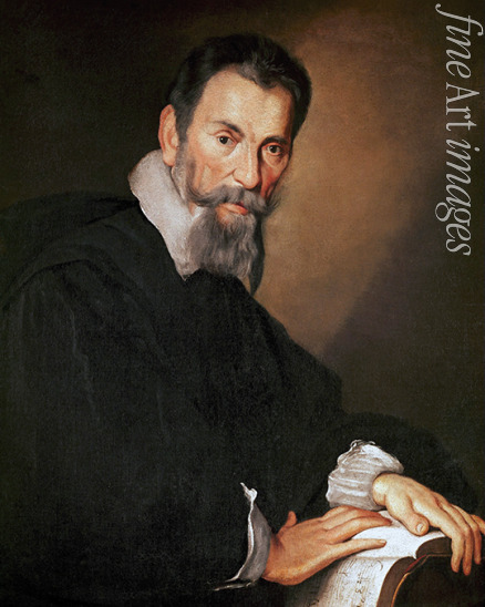 Strozzi Bernardo - Porträt von Komponist Claudio Monteverdi (1567-1643)