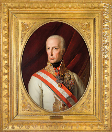 Waldmüller Ferdinand Georg - Portrait of Emperor Francis I of Austria (1768-1835)