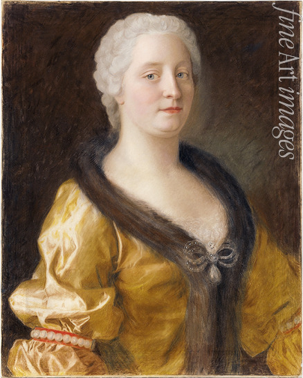 Liotard Jean-Étienne - Porträt von Kaiserin Maria Theresia von Österreich (1717-1780)