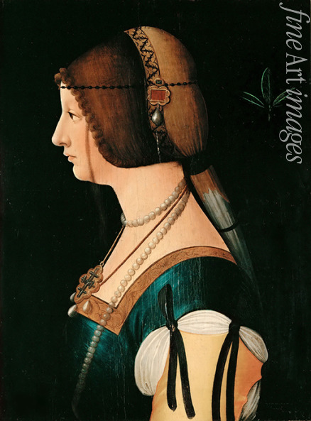 Bernardino de Conti - Portrait of Bianca Maria Sforza (1472-1510)