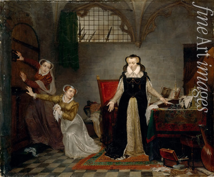 Van Bree Philippe-Jacques - The last hours of Mary Stuart, Queen of Scots