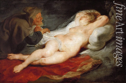 Rubens Pieter Paul - The Hermit and the Sleeping Angelica