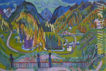 Kirchner Ernst Ludwig - Sertig Valley in Autumn