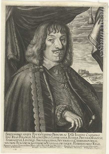 Hondius Willem - Portrait of John II Casimir Vasa (1609-1672), King of Poland and Grand Duke of Lithuania