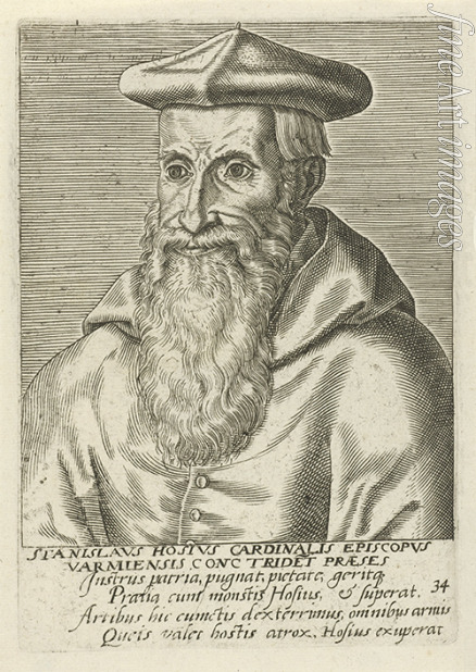 Galle Philipp (Philips) - Porträt von Kardinal Stanislaus Hosius (1504-1579)