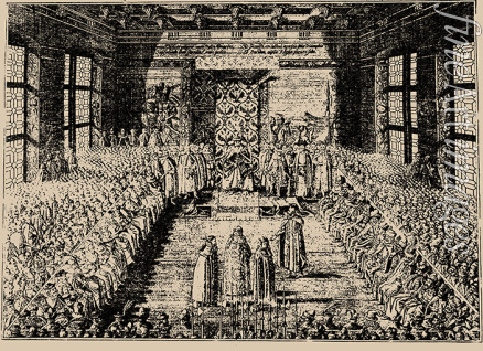 Makowski Tomasz - Presentation of Czar Vasili Shuisky by the hetman Stanislaw Zolkiewski at the Warsaw Sejm in 1611
