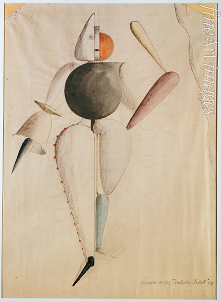 Schlemmer Oskar - Costume design for the Triadic Ballet 