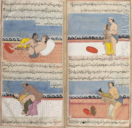 Indische Kunst - Erotische Szenen