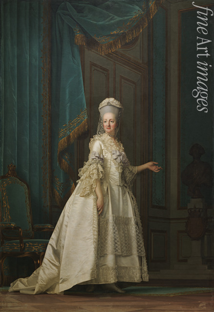 Erichsen (Eriksen) Vigilius - Portrait of Juliane Marie (1729-1796), Queen of Denmark and Norway