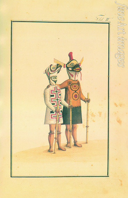 Codina Joaquim José - Two figures with masks