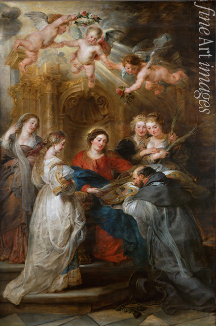 Rubens Pieter Paul - Ildefonso-Altar. Mittelteil