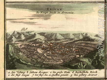 Homann Johann Baptist - Map of Yerevan 