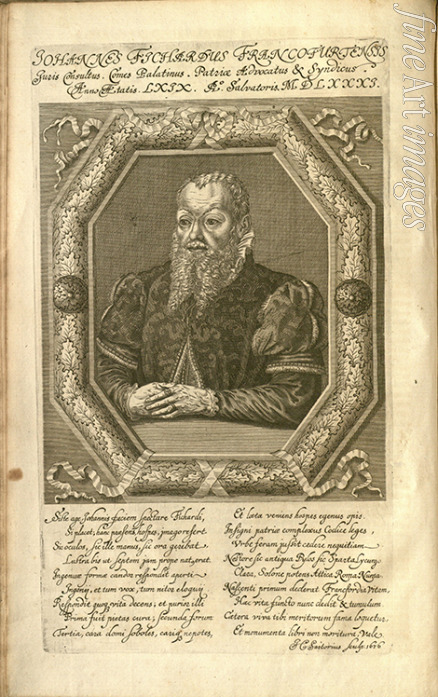 Unbekannter Künstler - Porträt von Johann Fichard (1512-1581) 