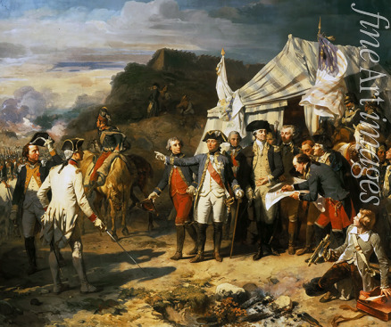 Couder Auguste - Die Belagerung von Yorktown, 17. Oktober 1781