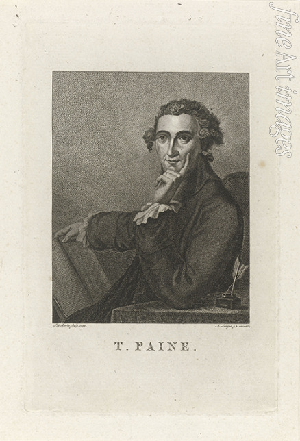 Roode Theodorus de - Porträt von Thomas Paine (1737-1809) 