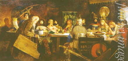 Ryabushkin Andrei Petrovich - Feast at the Grand Duke Vladimir the Great