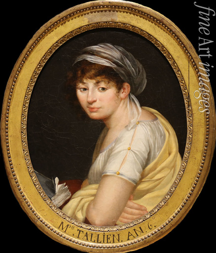 Umilleu A.T. - Porträt von Thérésa Cabarrus, Madame Tallien (1773-1835)