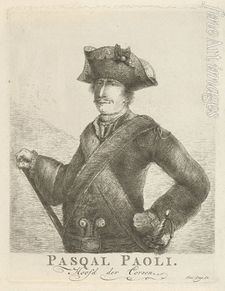 Kobell Hendrik - Portrait of Pasquale Paoli (1725-1807)