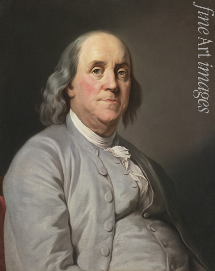 Duplessis Joseph-Siffred - Porträt von Benjamin Franklin 