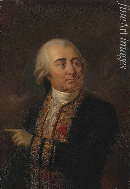 Albrier Joseph - Jean-Baptiste Cyrus de Timbrune de Thiembronne, Comte de Valence (1752-1822) Detail