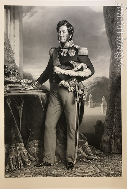 Noël Léon - Porträt von Louis-Philippe I. (1773-1850), König der Franzosen