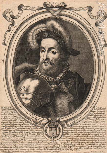 Larmessin Nicolas III. de - König Franz I. von Frankreich (1494-1547)