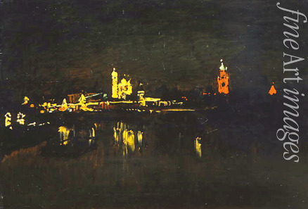 Levitan Isaak Ilyich - Illumination of the Moscow Kremlin