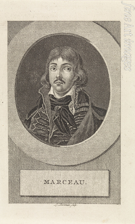 Portman Ludwig Gottlieb - Porträt von General François Séverin Marceau-Desgraviers (1769-1796)