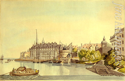 Ziegler Johann - Blick auf Düsseldorf vor dem französischen Bombardement am 6. Oktober 1794