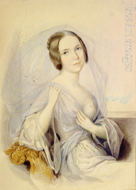 Ender Johann Nepomuk - Porträt der Sängerin Henriette Gertrude Sontag (1806-1854)