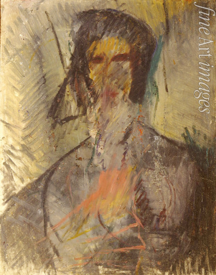 Chekrygin Vasili Nikolayevich - Portrait of the poet Vladimir Mayakovsky (1893-1930)
