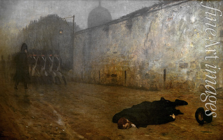 Gerôme Jean-Léon - The Execution of Marshal Ney on 7 December 1815